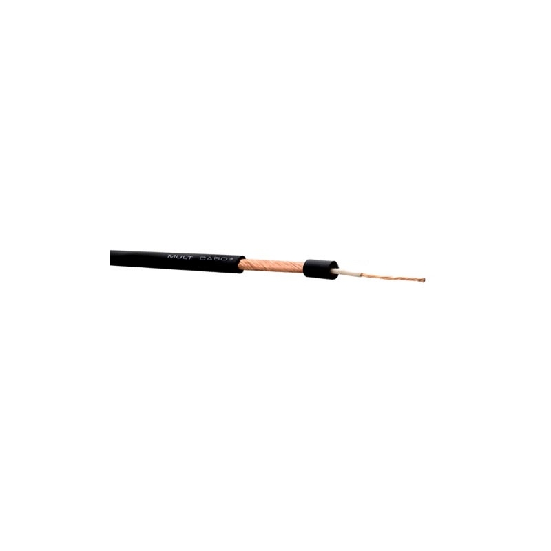 CABO MICROFONE MONO 18 AWG - (0,75MM) - PT-