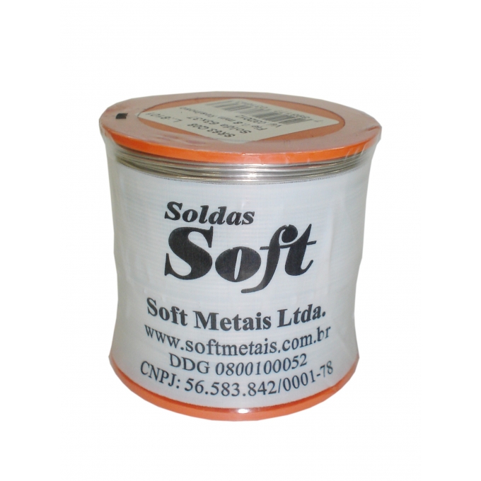 SOFT - SOLDA 0,8MM 63 X 37 C/RES.ROLO 500G-