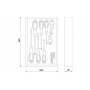 TRAMONTINA - JG. CHAVE FENDA C/8 PCS 44980/004-