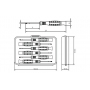 TRAMONTINA - JG. CHAVE FENDA C/6 PCS 44053/206-