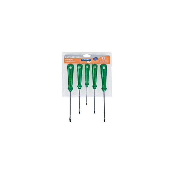 TRAMONTINA - JG. CHAVE FENDA C/5 PCS 44110/505-