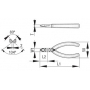 BELZER - ALICATE DE CORTE DIAGONAL 4_" - 219.049BBR-