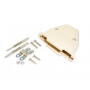 RS 232 37 PINOS CAPA KIT LONGO FIX. PARAFUSO-