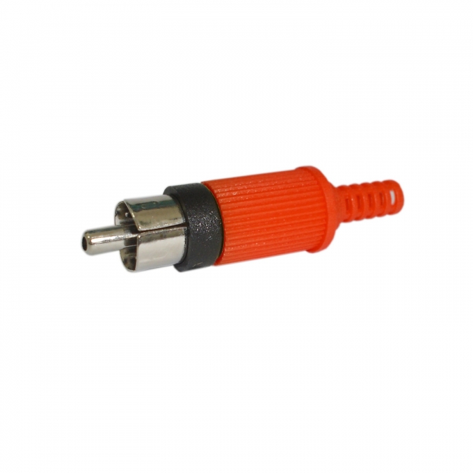 PLUG RCA REF. 80 VERMELHO-
