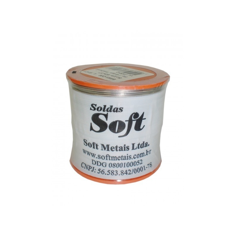 SOFT - SOLDA 0,5MM 63 X 37 C/RES.ROLO 500G-