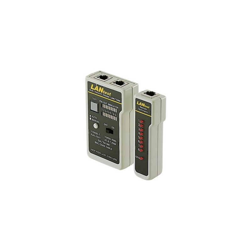 TESTADOR DE CABO UTP - RJ 45/RJ 11/BNC - REMOTE C-