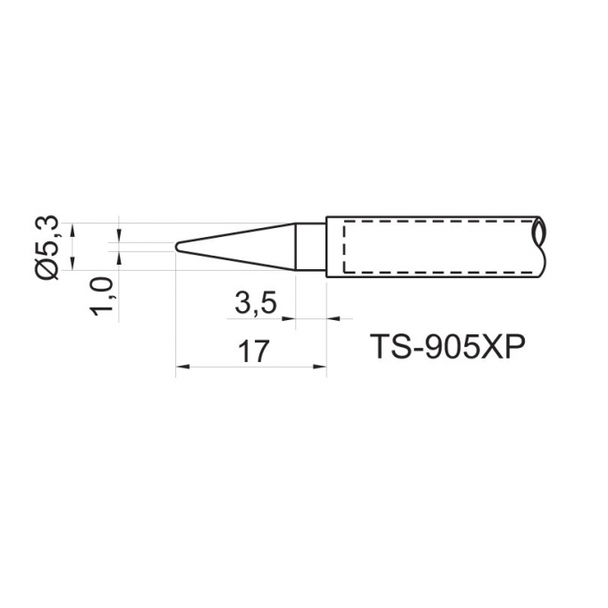 TOYO - PONTA CON. P/EST. DE SOLDA TS 905 XP       
