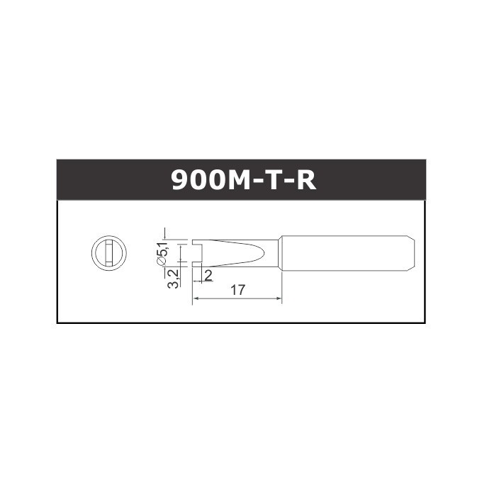 PONTA FORQUILHA PARA SMD 900M - T - R