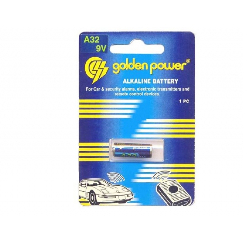 BATERIA ALCALINA   9V - A32 (8X22MM)