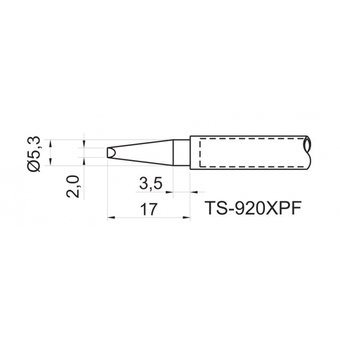 TOYO - PONTA FEN. P/EST. DE SOLDA TS 920/930XPF   