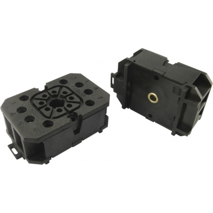 BASE T-08 METALTEX TRILHO = FINDER 9028 / 9020