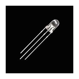 LED BICOLOR - 5MM - CRISTAL VM/VD C/ 3 TERMINAIS