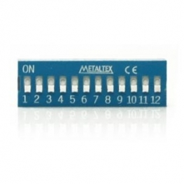 DIP 12 VIAS DS-12 METALTEX