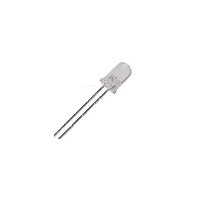 LED CRISTAL 5MM AZUL - (PCTE C/10)