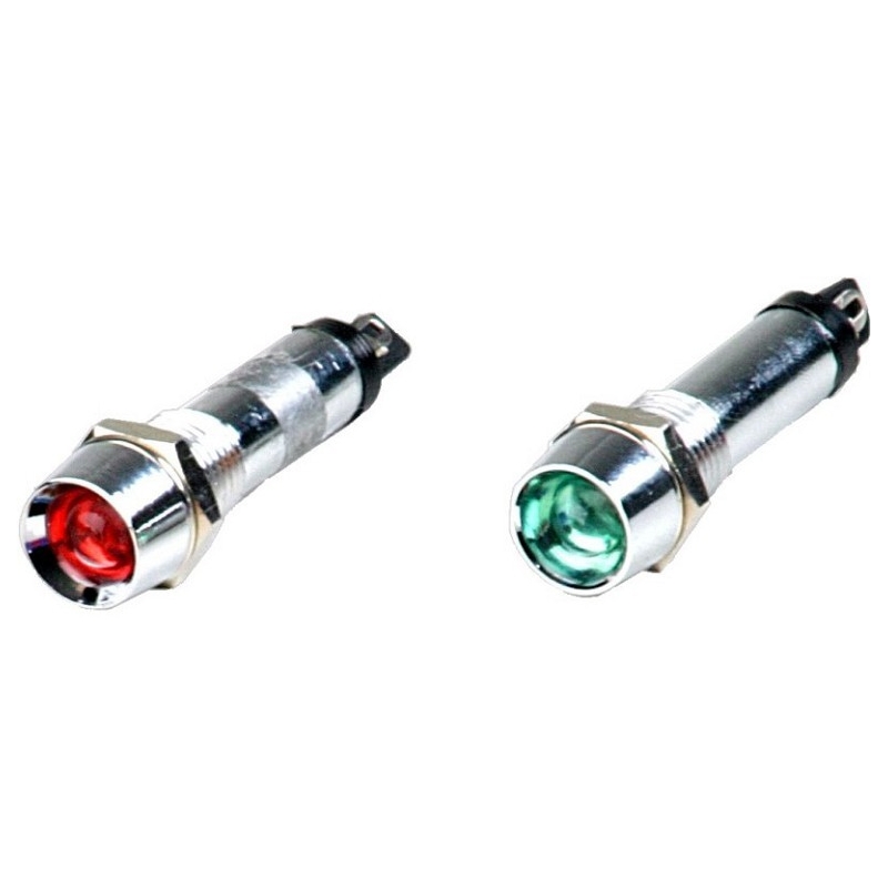 SINALEIRO REDONDO 8MM 24VDC VERDE ( TPN-087G )