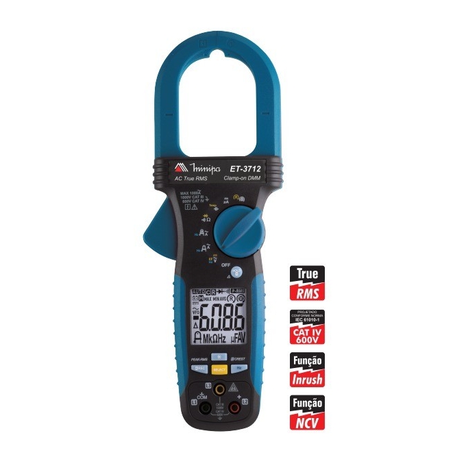 ALICATE AMPERIMETRO - ET 3712
