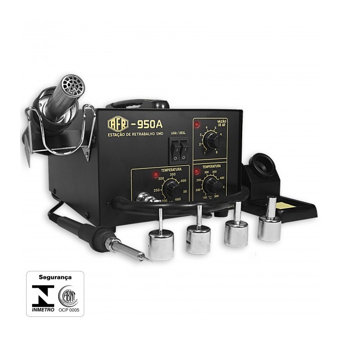 ESTACAO DE RETRAB./SOLDA MAX 950A - 220V ANALOG