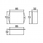 CAIXA PB-085/2 - ( 81 X 70 X 32 )