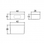 CAIXA PB-025 ABS  ( 14 X 26 X 41 ) C/TAMPA
