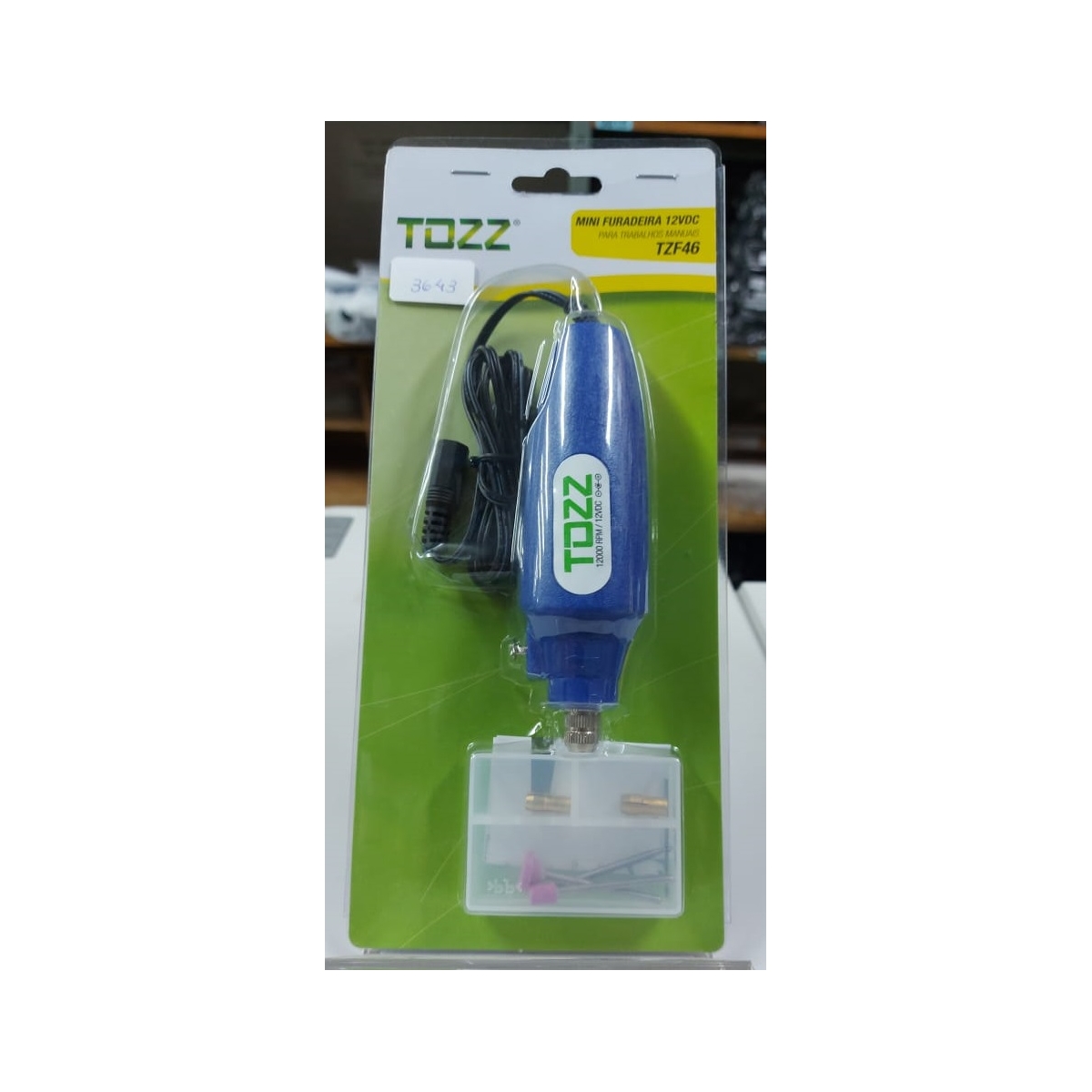 MINI FURADEIRA 12V - TZF46 -  S/ FONTE