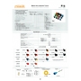 SINALEIRO QUADRADO LED 16MM   24VCC/CA - VERDE ( P16-BS7-G2 ) - PULSADOR