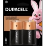 BATERIA ALCALINA DURACELL D - GRANDE ( CARTELA C/ 2 UNIDADES )