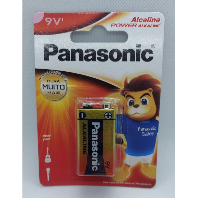 BATERIA ALCALINA PANASONIC 9V