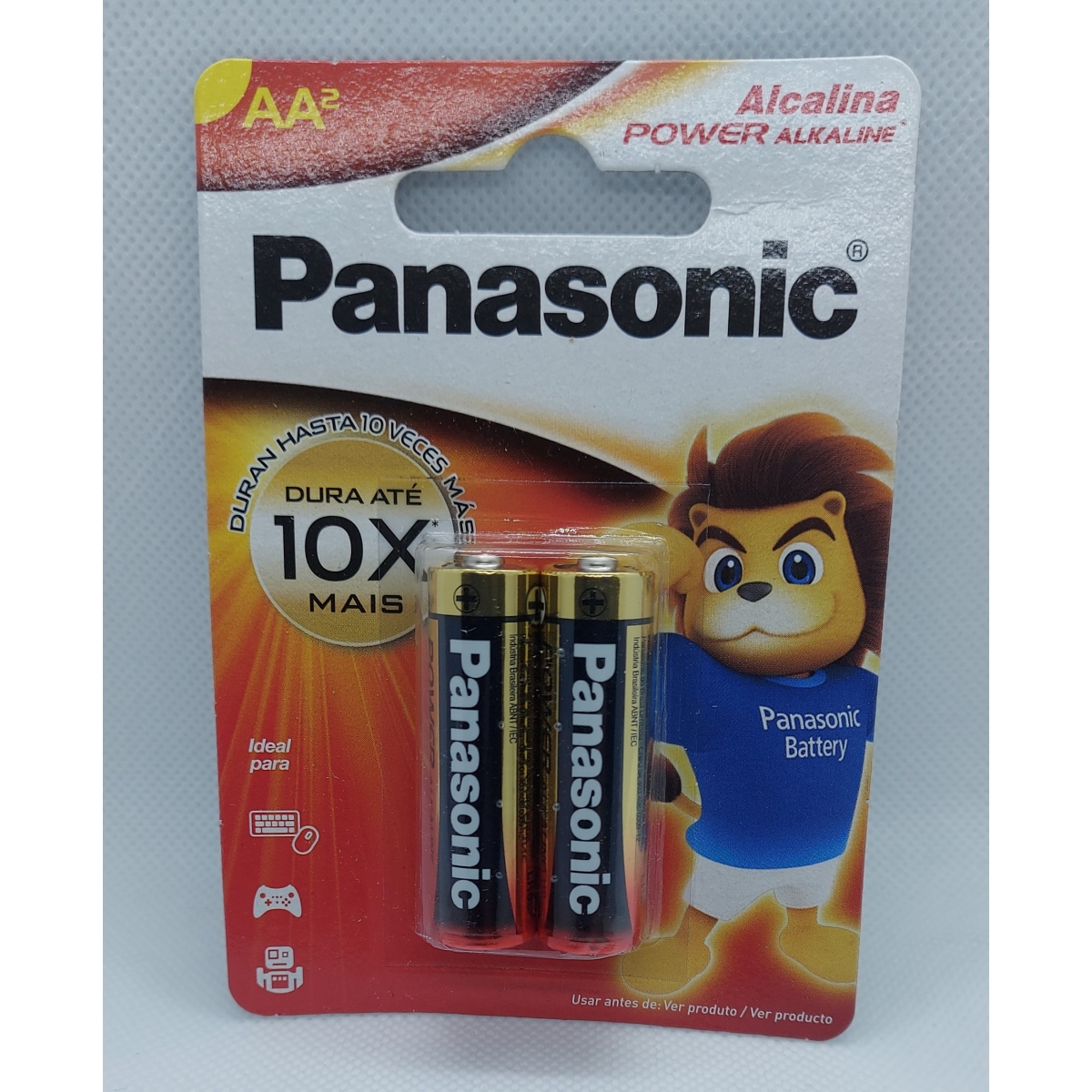 BATERIA ALCALINA PANASONIC AA ( CARTELA C/ 2 UNIDADES )
