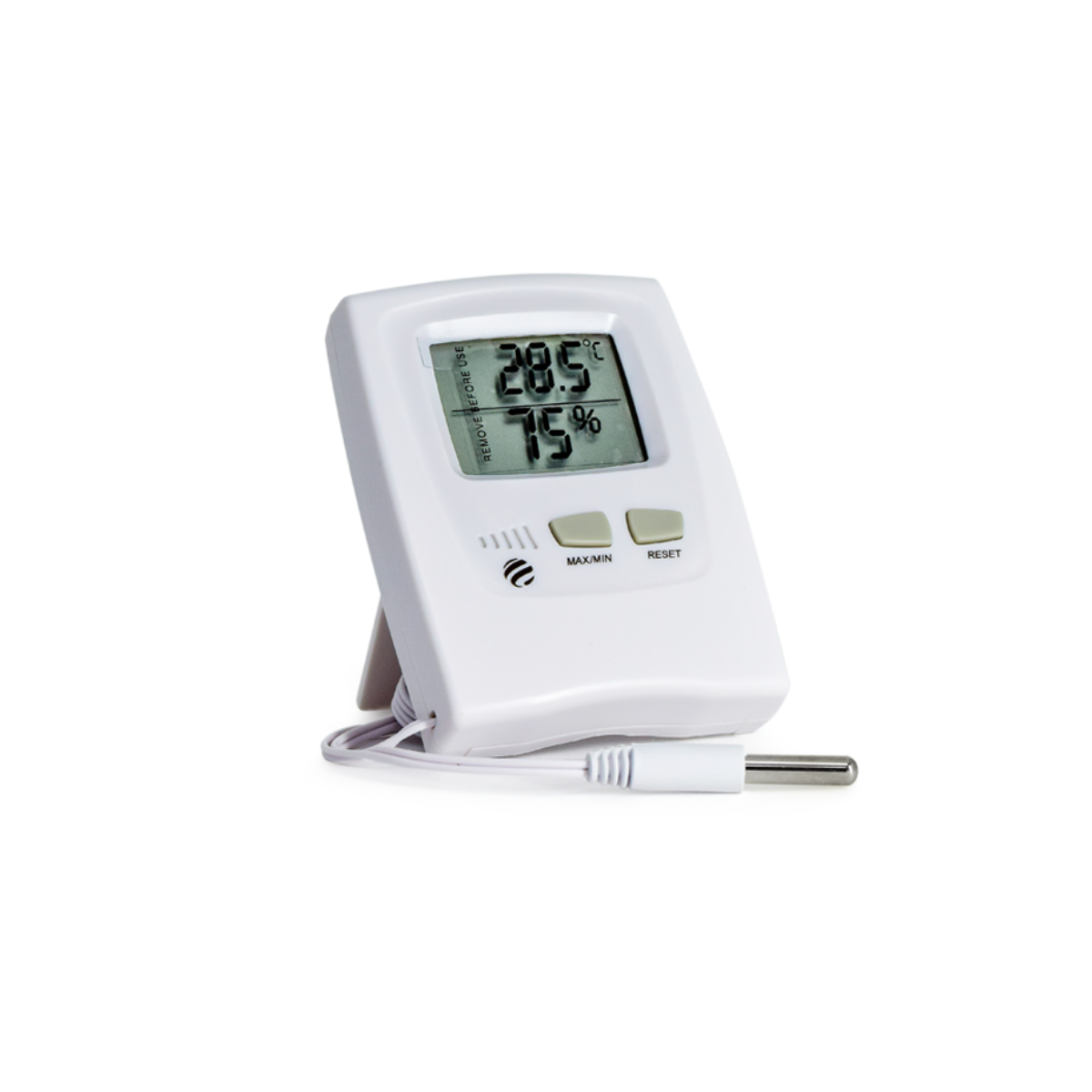 INCOTERM - TERMO HIGROMETRO 7666.02.0.00 - BRANCO - QUADRADO