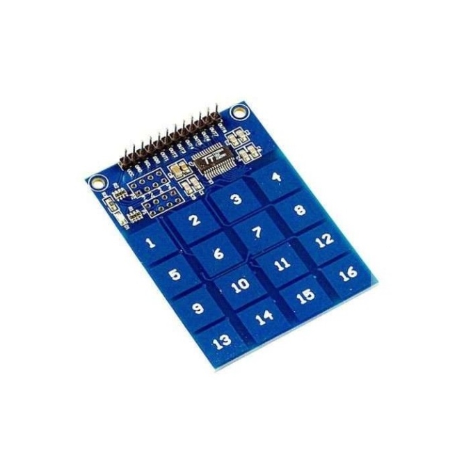 ARDUINO - ACESSORIO - TECLADO DIG. TOUCH  CAPACITIVO - 16 TECLAS