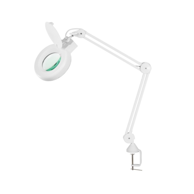 LUPA DE BANCADA - HL-500 (C/ LED) - (8X) BIVOLT