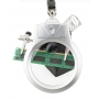 SOLVER - SUPORTE DE FERRO DE SOLDA COM LUPA LED - SLP-100