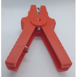 GARRA JACARE C/ISOL. GI 130 VERMELHO - FUSIBRAS MENOR