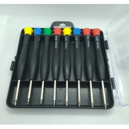 JOGO DE CHAVES TORX - PRECISAO C/ 08 PECAS P/ CELULAR LWJ-102