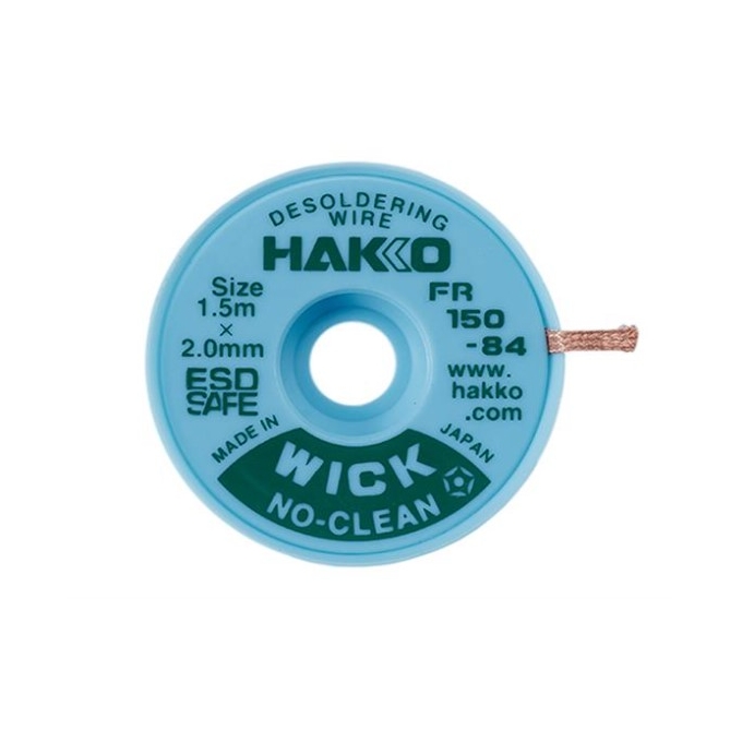 HAKKO - FITA DESSOLDADORA 2,0MM X 1,5M - FR 150-84 - C/ FLUXO NO CLEAN