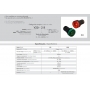 AMPERIMETRO VOLT - VA20-2G - DIG 22MM - 3 DIG - 50 A 265 VCA/ 0-100A - VERDE