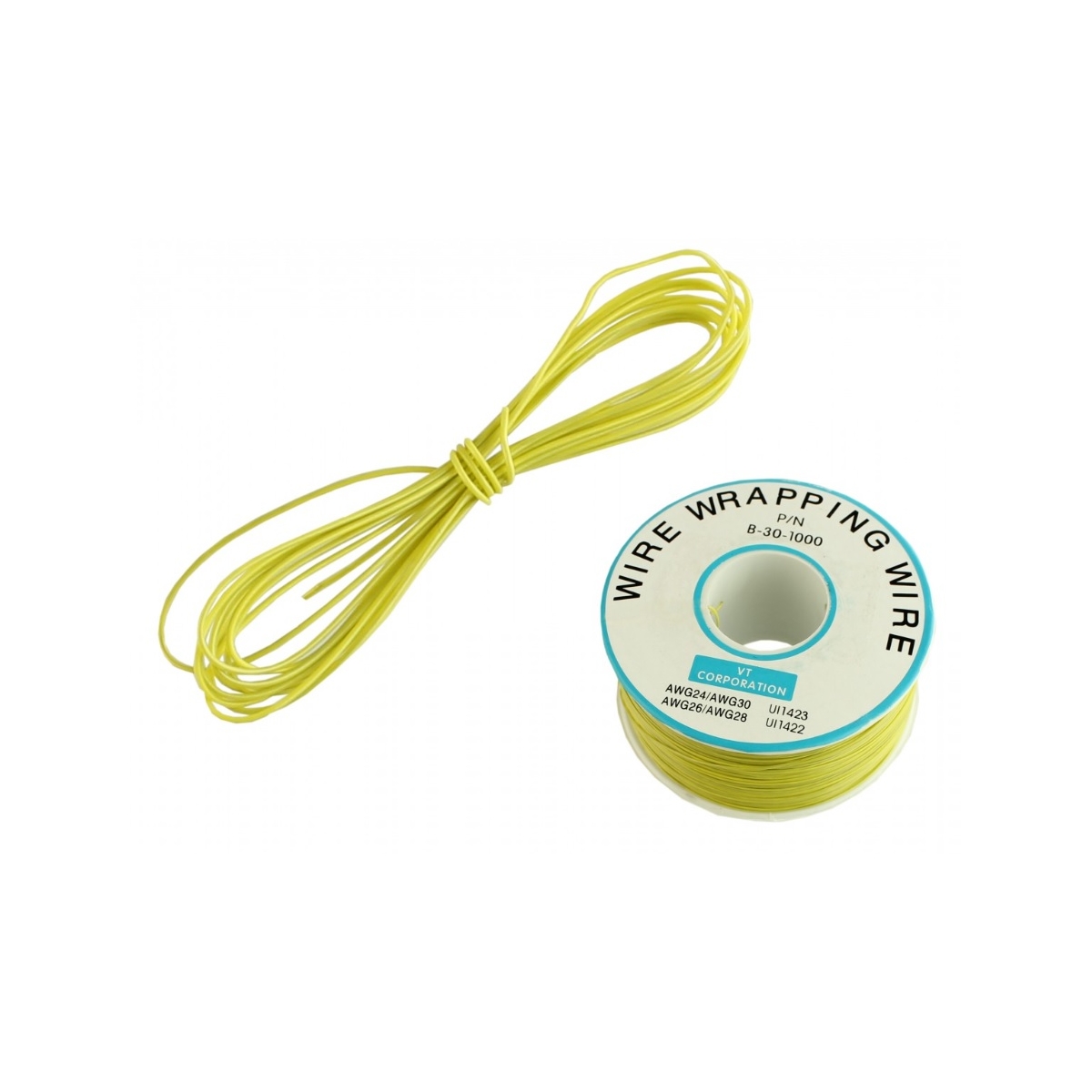 FIO WIRE WRAPP - 30 AWG - AMARELO ( 250 METROS )