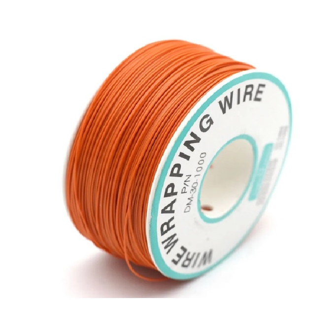 FIO WIRE WRAPP - 30 AWG - LARANJA ( 250 METROS )