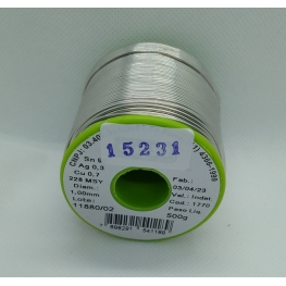 CAST - SOLDA 1,0MM FIO LEAD FREE - LF99 X0,3X0,7-228MY10-500 GRS