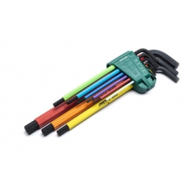 SATA - JOGO DE CHAVES HEXAGONAL - LONGA COLOR - ST09107CHBSJ