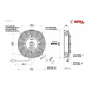 ELETRO VENTILADOR 7,5" VA14BP7/C-34A SPAL