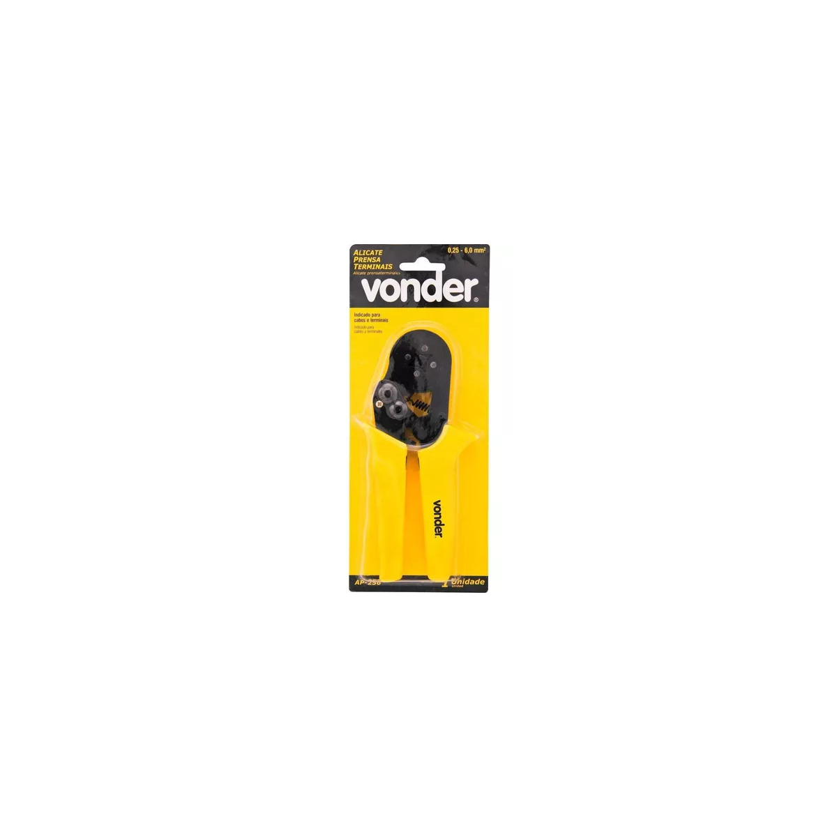 VONDER - ALICATE CRIMP - TERMINAL TUBULAR AP-256 0,25MM A 6MM