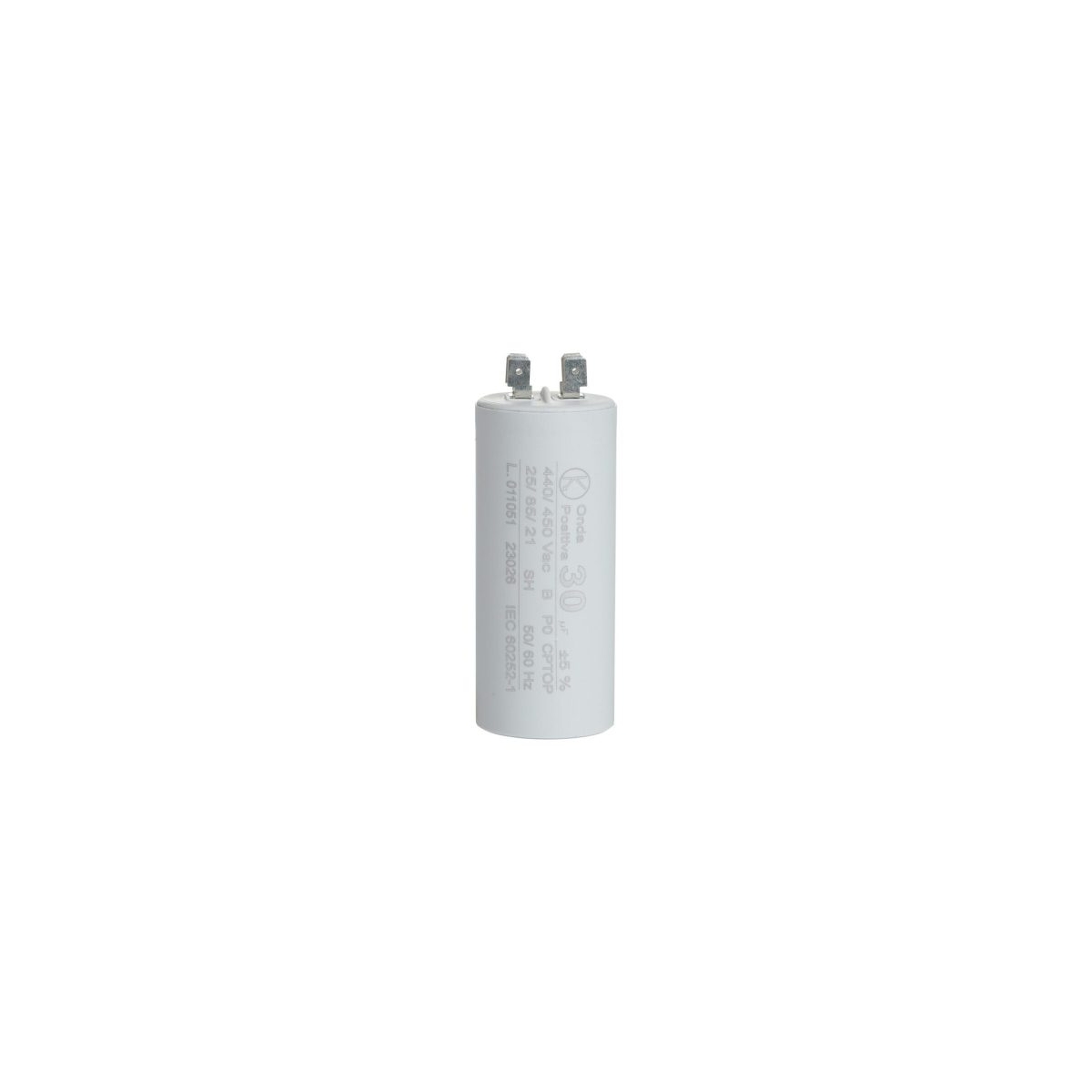 CAP. PERMANENTE  25UF/250V - TERM.FASTON
