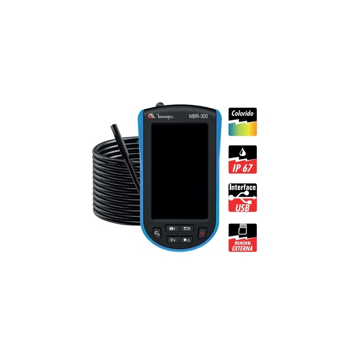 BOROSCOPIO - MBR-300 - CAMERA DE INSPECAO 5,2MM USB