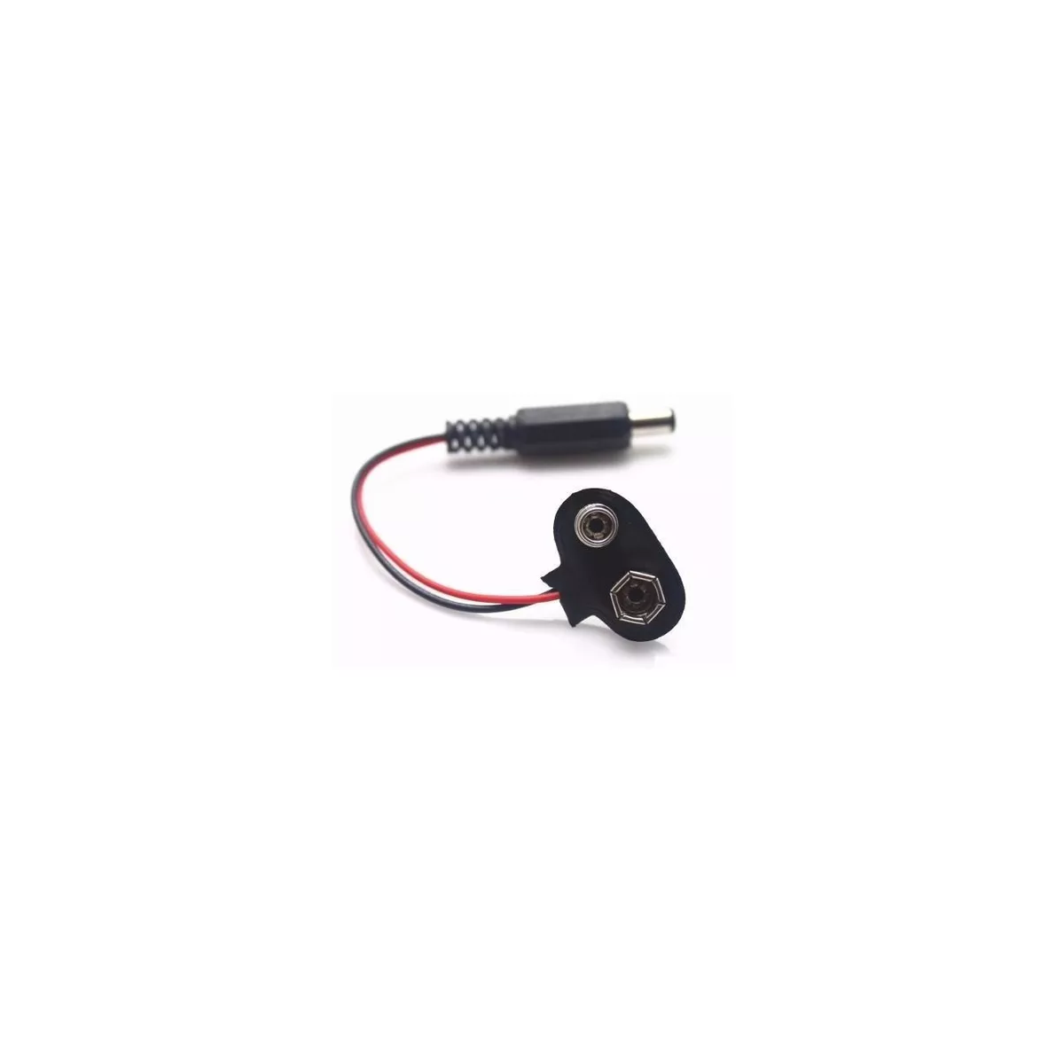 CLIP P/ BATERIA 9V - COM PLUG P4 PARA ARDUINO