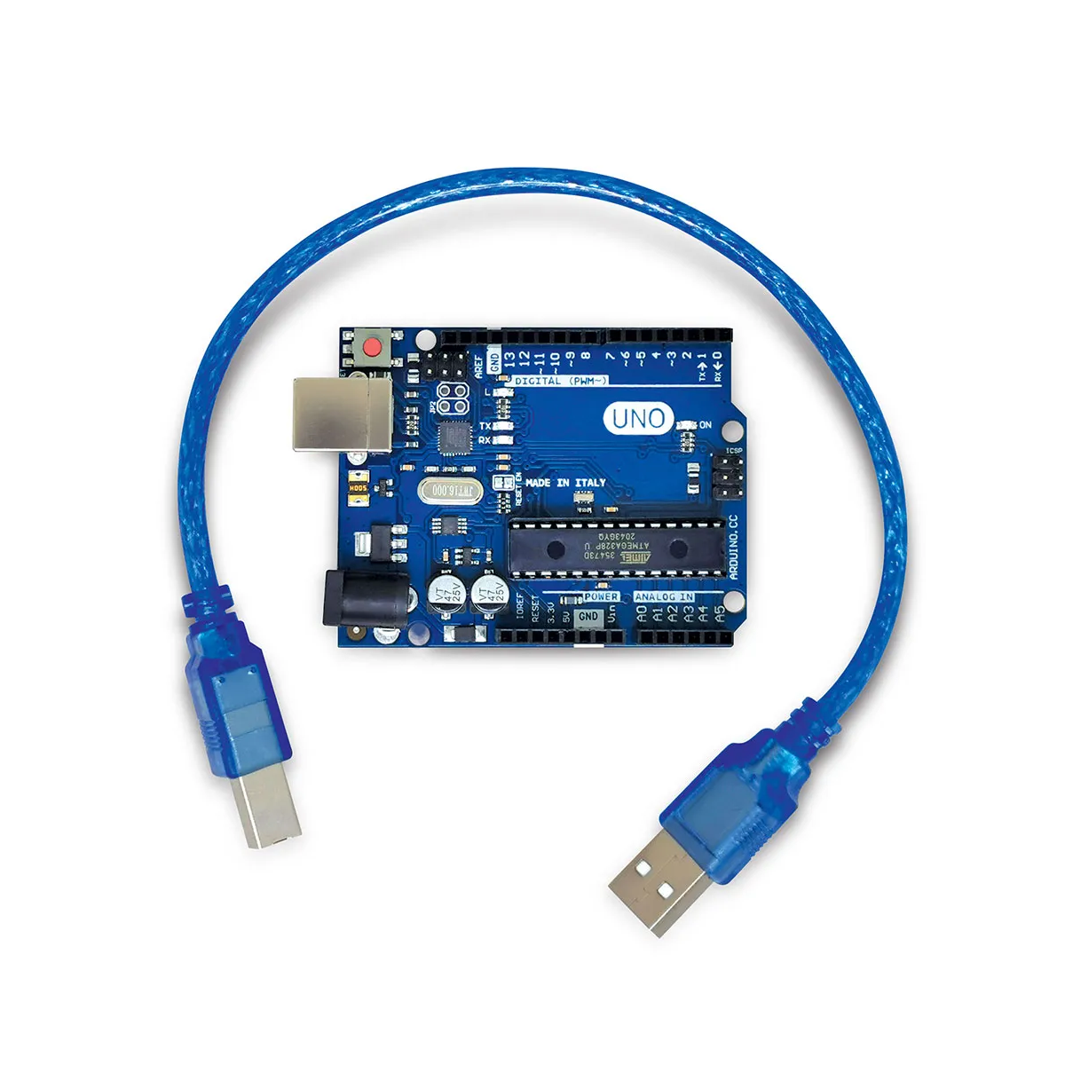 ARDUINO - UNO R3 C/ CABO USB - ATMEGA 328 - DIP
