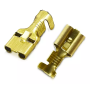TERMINAL FASTON FEMEA - S/ISOL 6,3MM - C/TRAVA - LATAO - 0-0735.222-1