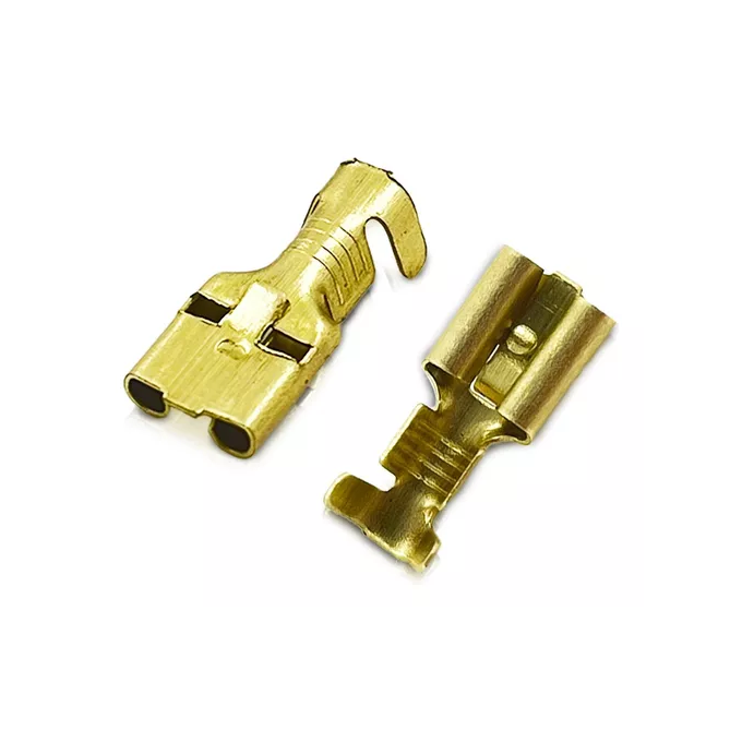 TERMINAL FASTON FEMEA - S/ISOL 6,3MM - C/TRAVA - LATAO - 0-0735.222-1