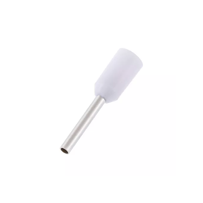TERMINAL PINO TUBULAR - 0,5MM - LARANJA/ BRANCO