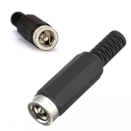 JACK J-4 - 2,5 X 5,5MM - SOLDA FIO